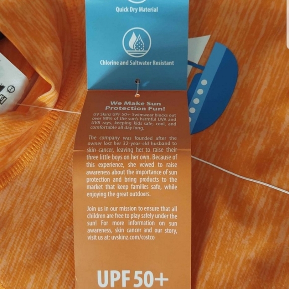 UV Skinz nwt Girl's 3PC Swim Suit, UPV 50+, New, Unicorn 2t - Picture 2 of 6